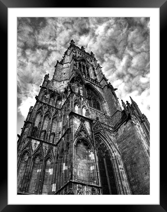 York minster Framed Mounted Print by CHRIS ANDERSON