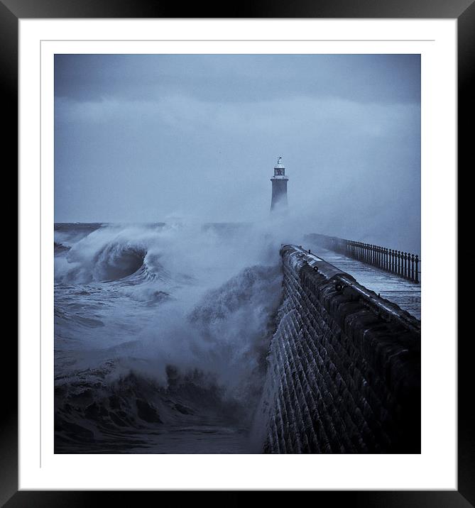Storm Force Framed Mounted Print by CHRIS ANDERSON