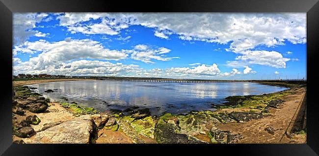 Amble panoramic Framed Print by CHRIS ANDERSON