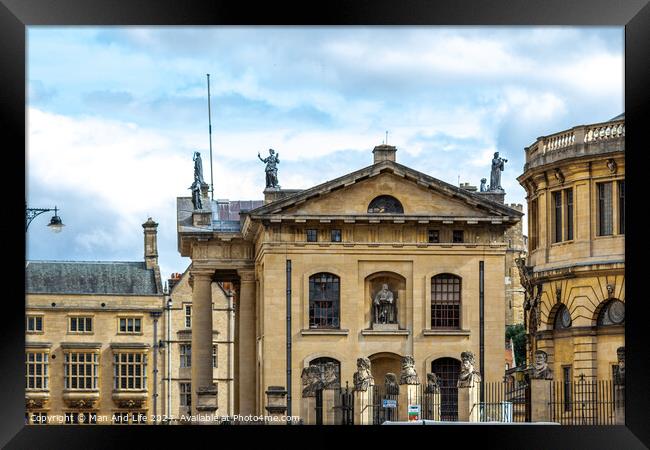 Building  Framed Print by Man And Life