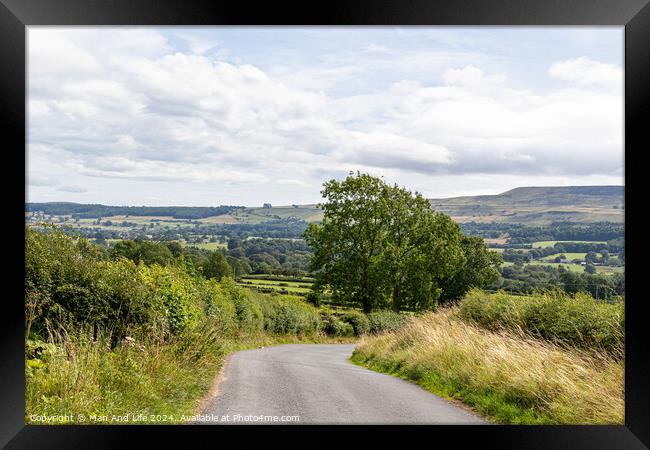 Outdoor road Framed Print by Man And Life