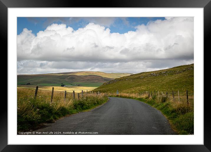 Outdoor road Framed Mounted Print by Man And Life