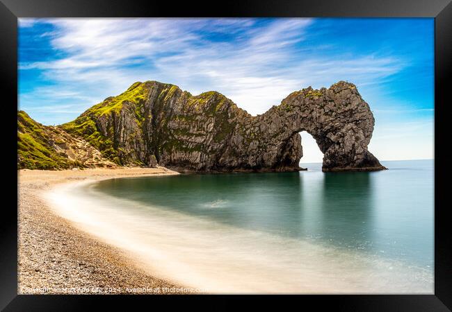 Durdle Door Framed Print by Man And Life