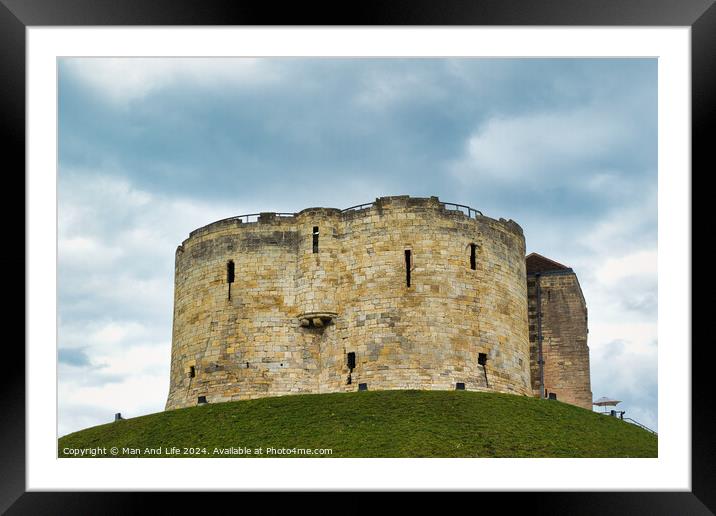 York Castle Framed Mounted Print by Man And Life