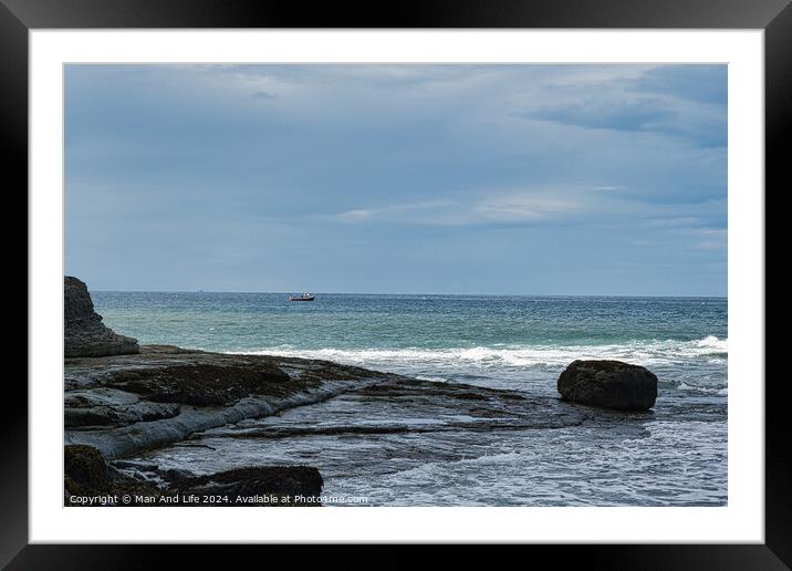 Outdoor oceanbeach Framed Mounted Print by Man And Life