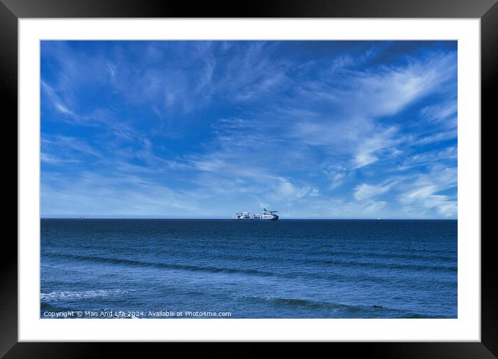 Outdoor oceanbeach Framed Mounted Print by Man And Life