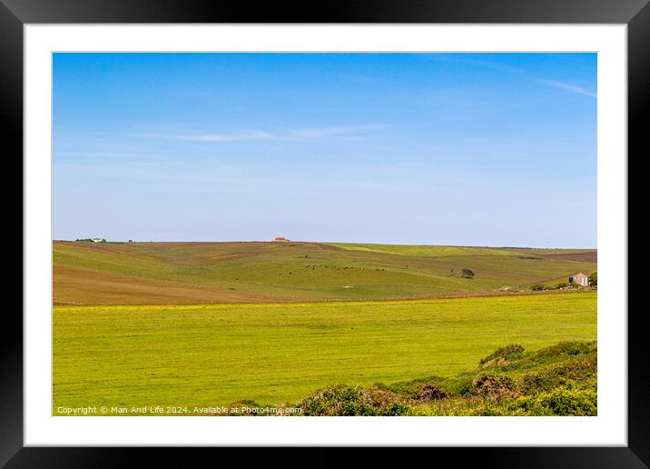 Outdoor field Framed Mounted Print by Man And Life