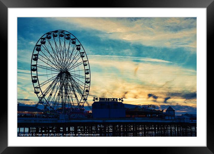 Abstract  Framed Mounted Print by Man And Life