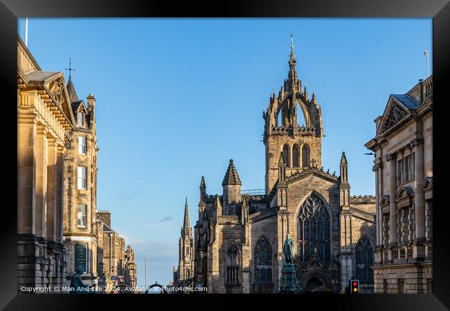 Building church Framed Print by Man And Life