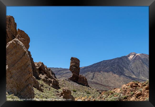 Outdoor mountain Framed Print by Man And Life