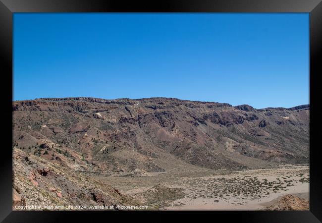 Outdoor mountain Framed Print by Man And Life