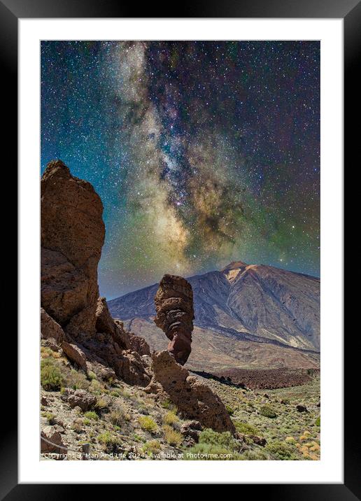 Outdoor stonerock Framed Mounted Print by Man And Life