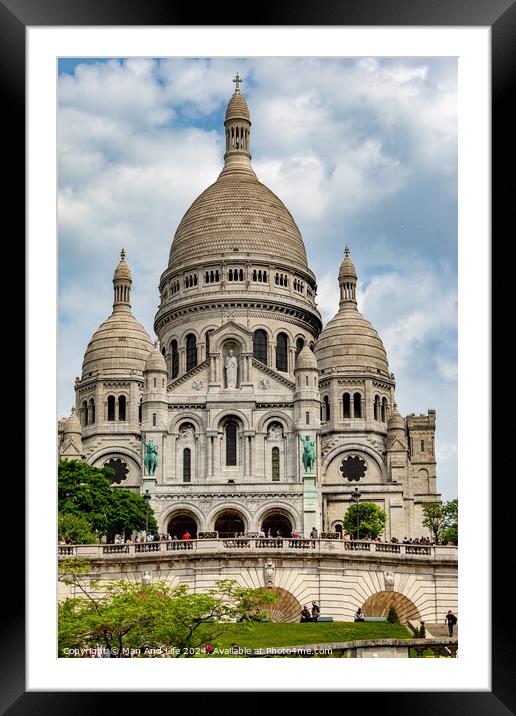 Sacré-Cœur, Paris Framed Mounted Print by Man And Life