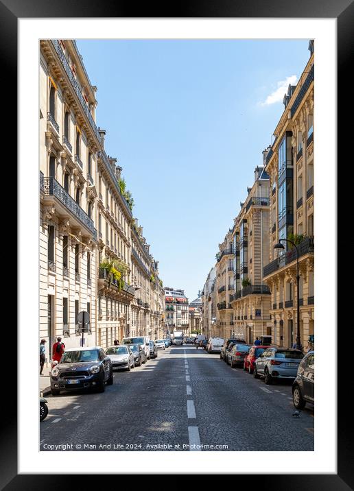 Outdoor street Framed Mounted Print by Man And Life