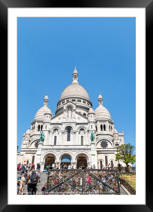 Sacré-Cœur, Paris Framed Mounted Print by Man And Life