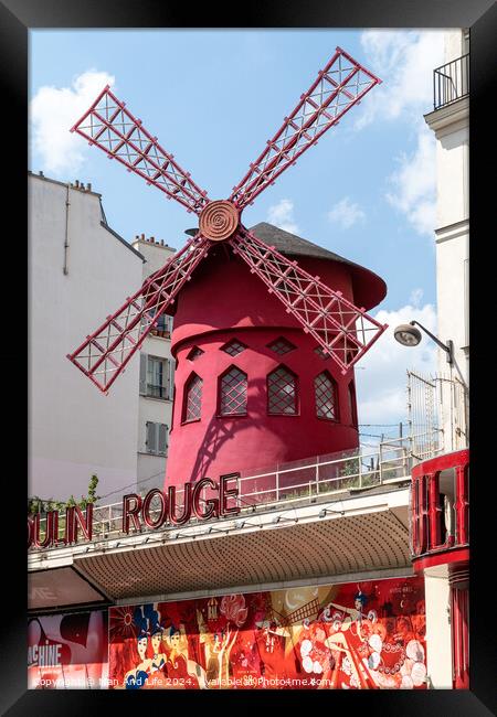 Moulin Rouge Framed Print by Man And Life