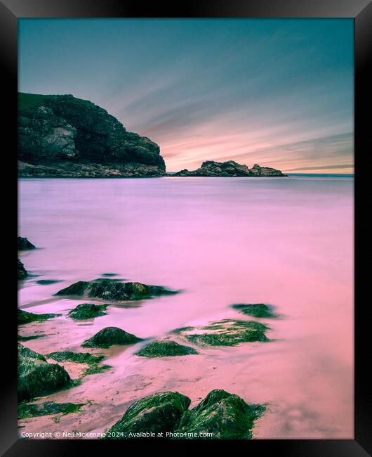 Solva beach  Framed Print by Neil McKenzie