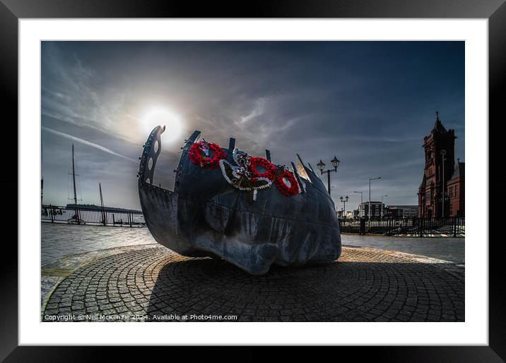 Merchant Seaman’s Memorial Framed Mounted Print by Neil McKenzie