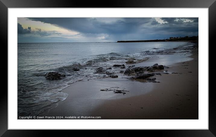 Beadnell Bay Framed Mounted Print by Dawn Francis
