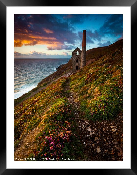 Wheal Coates  Framed Mounted Print by Phil Lyons