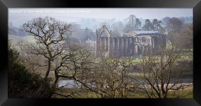 Bolton Abbey Framed Print by John Parker