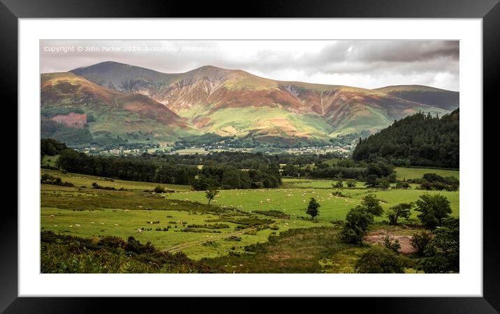The Lake District, Cumbria Framed Mounted Print by John Parker