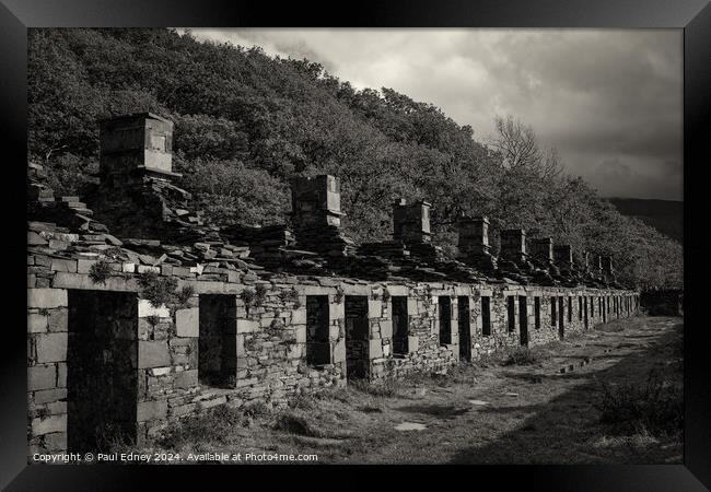 Anglesey Barracks at Dinorwig quarry, Wales, UK Framed Print by Paul Edney