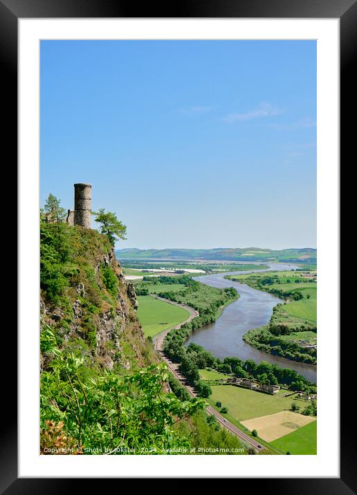 Kinnoull Tower Framed Mounted Print by Shots by j0kster 