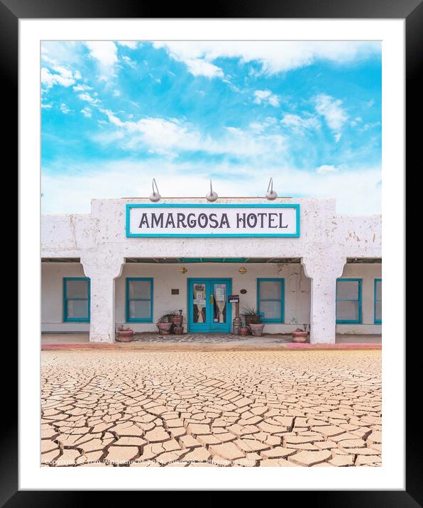 Amargosa Hotel - Death Valley Junction California Framed Mounted Print by Tom Windeknecht