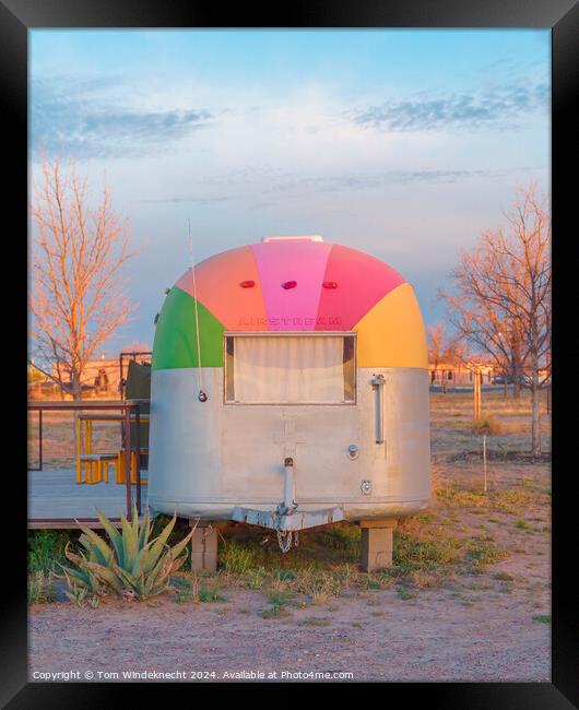 Colorful Caravan Life Framed Print by Tom Windeknecht