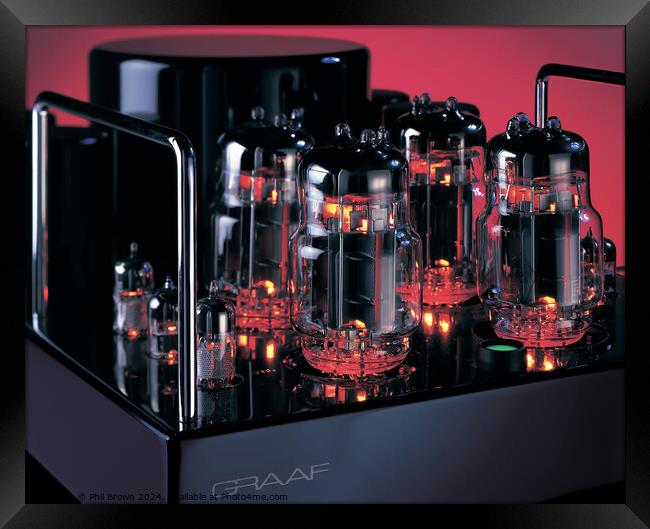 Graaf Gm20 valve amplifier Framed Print by Phil Brown