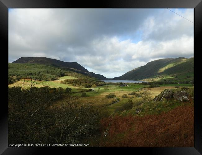 View from Welsh Highland Railway Framed Print by Jess Pates