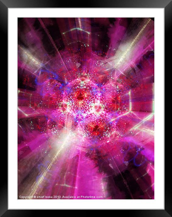 Warp Speed Framed Mounted Print by chief rocka