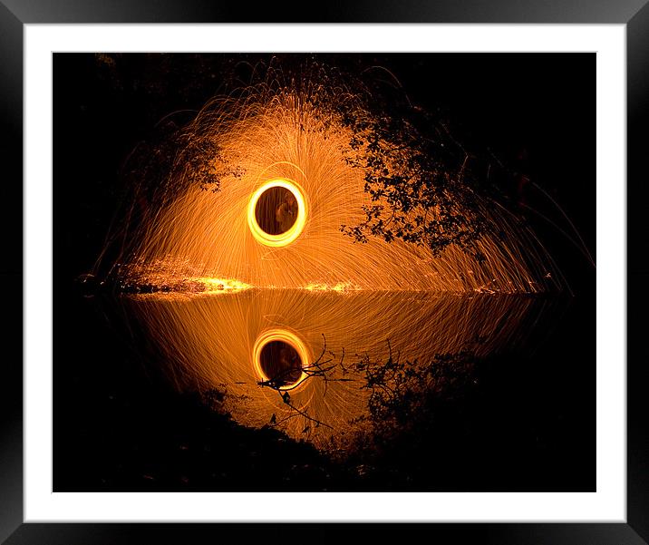 ring of reflection Framed Mounted Print by chief rocka