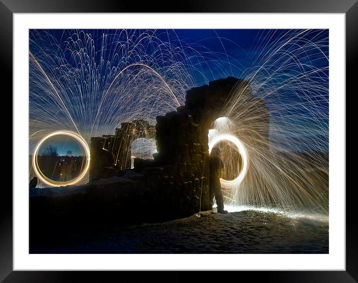 ruins revisit Framed Mounted Print by chief rocka