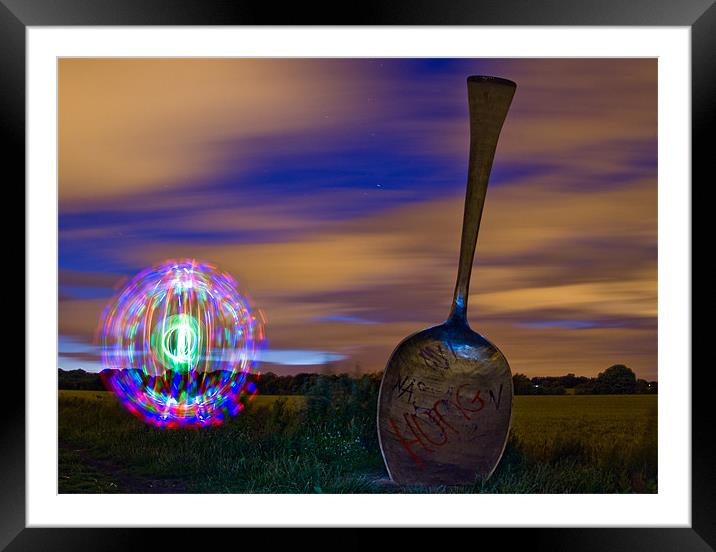 ball and spoon Framed Mounted Print by chief rocka