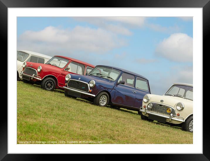 British Minis Framed Mounted Print by Average Images