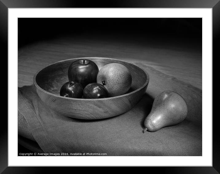 Hard fruit Framed Mounted Print by Average Images