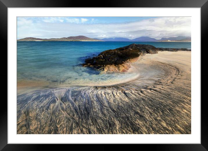 Horgabost Beach, Harris Framed Mounted Print by Karl Oparka