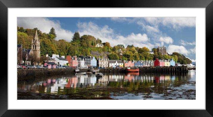 Tobermory Reflections Framed Mounted Print by Karl Oparka