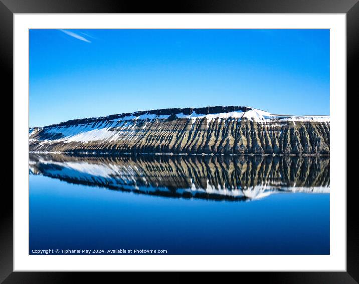 Arctic Reflections Framed Mounted Print by Tiphanie May