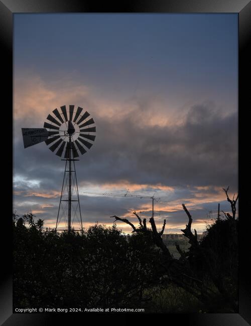 The Windmill Framed Print by Mark Borg