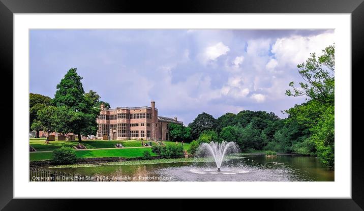 Astley Park in Chorley Framed Mounted Print by Dark Blue Star