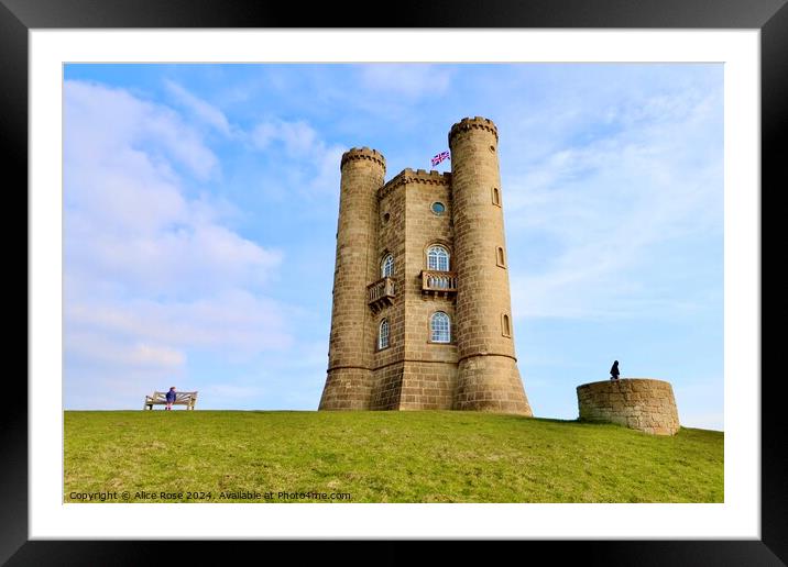 Broadway Tower, The Cotswolds Framed Mounted Print by Alice Rose