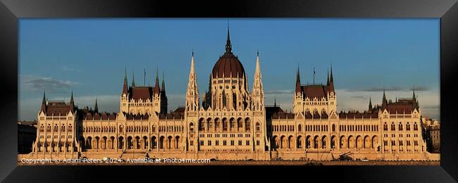 Budapest Parlament Framed Print by Adam Peters