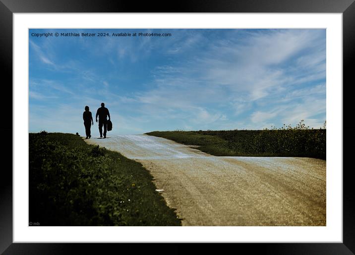 on the way home Framed Mounted Print by Matthias Betzer