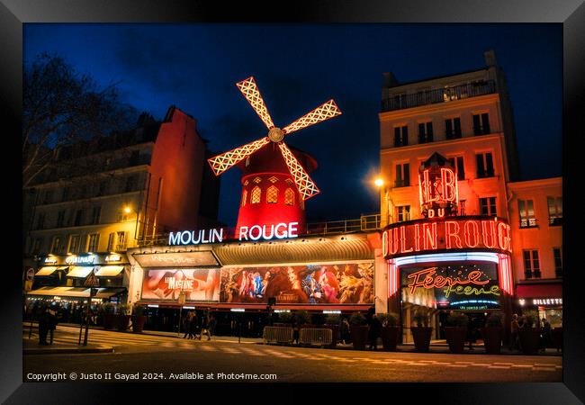 Moulin Rouge Framed Print by Justo II Gayad