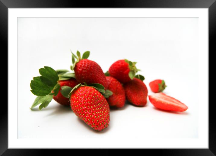 Strawberry  Framed Mounted Print by PhotoStock Israel