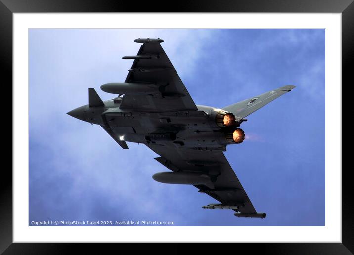 Eurofighter Typhoon Framed Mounted Print by PhotoStock Israel