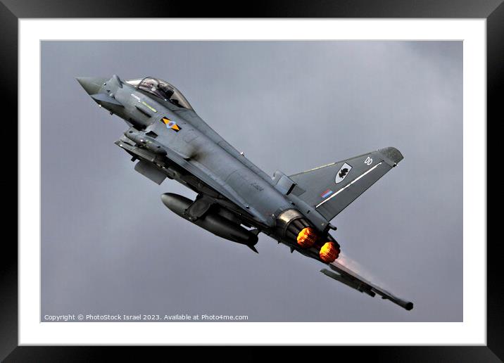 Eurofighter Typhoon Framed Mounted Print by PhotoStock Israel